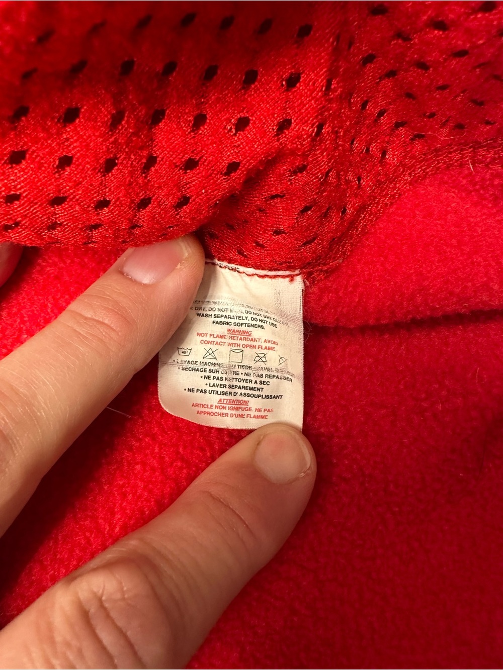 Patagonia Red Men's Full-Zip Fleece Vest M - Picture 5 of 8